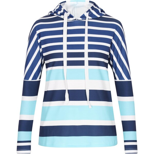 SANIKA Mikina Fashion Look námornícka modrá / vodová / tmavomodrá / 65792682