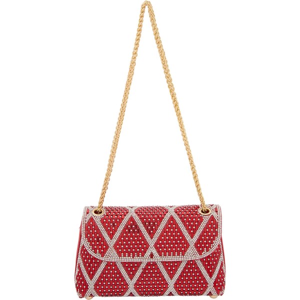 faina Taška cez rameno červená / strieborná 66141615