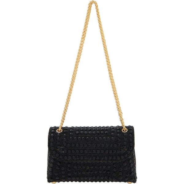 NAEMI Taška cez rameno zlatá / čierna 65792753