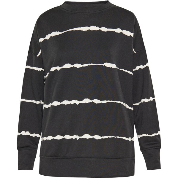 usha BLUE LABEL Mikina čierna / biela 66139553