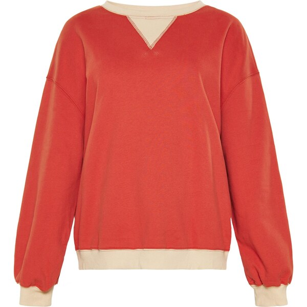 usha BLUE LABEL Mikina béžová / tmavooranžová 66139551