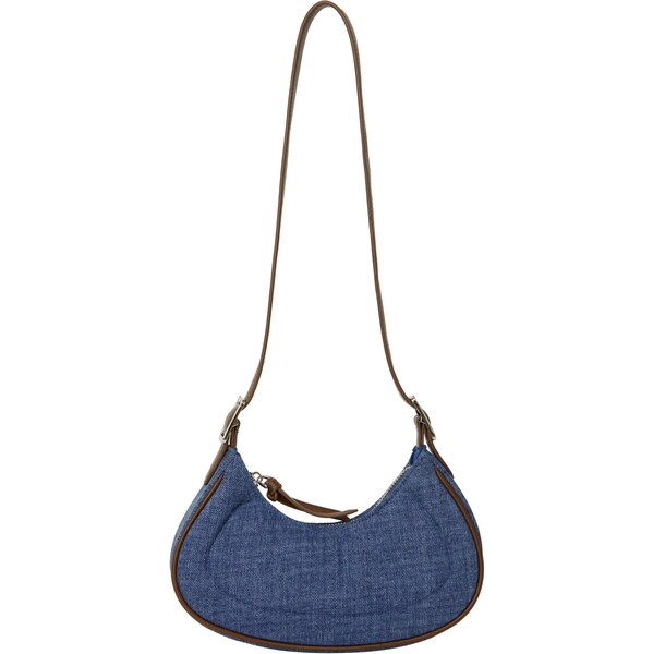 faina Taška cez rameno tmavomodrá / hnedá 66140156