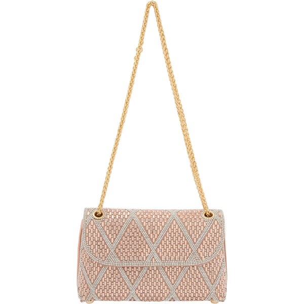 faina Taška cez rameno šampanské / priehľadná 66141584