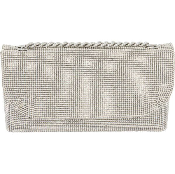 faina Listová kabelka strieborná 66139865