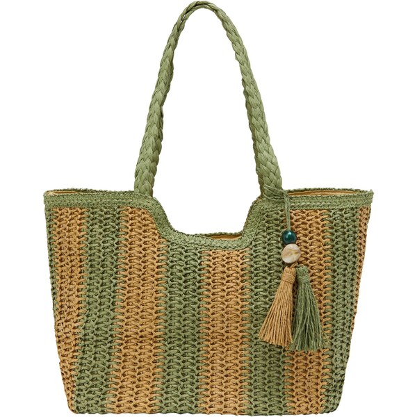 usha FESTIVAL Kabelka na rameno tmavobéžová / zelená 66141266