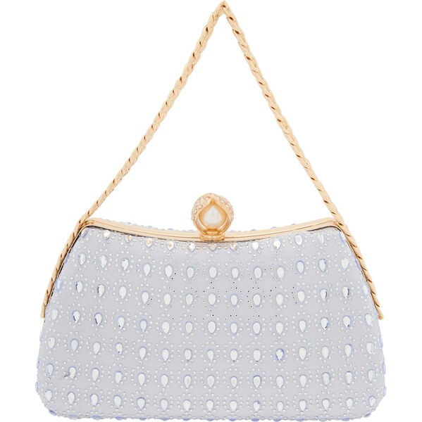 NAEMI Listová kabelka strieborná 65794005