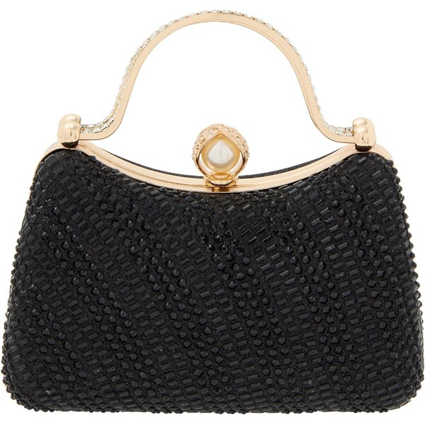 faina Listová kabelka čierna 66140353