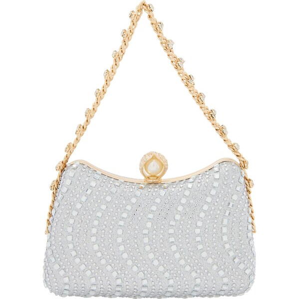 NAEMI Listová kabelka zlatá / strieborná 65794045