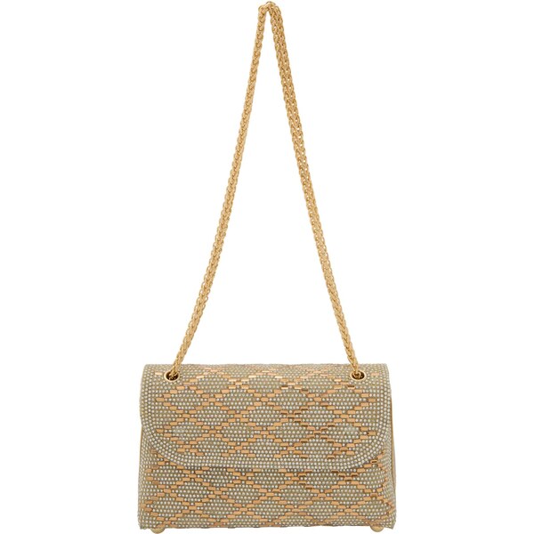 NAEMI Kabelka na rameno zlatá / strieborná 65794069