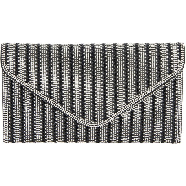 faina Listová kabelka čierna / biela 66141399