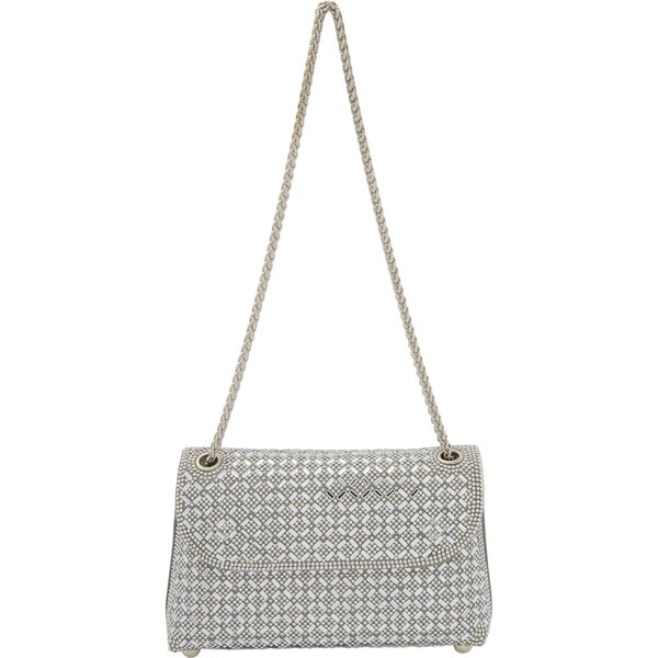 faina Listová kabelka strieborná 66237799