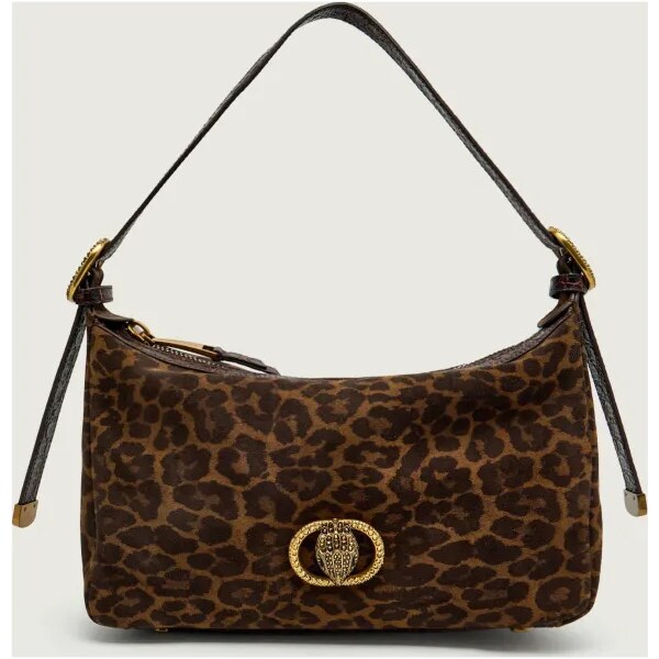 Kurt Geiger Kožená kabelka na rameno 690-CHELSEA SOFT | semiš 65786394