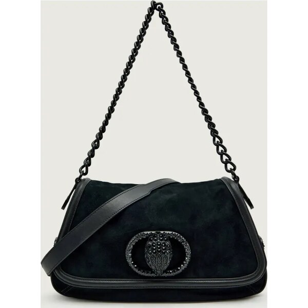 Kurt Geiger Kožená kabelka na rameno 690-CHELSEA LG | semiš 65786385