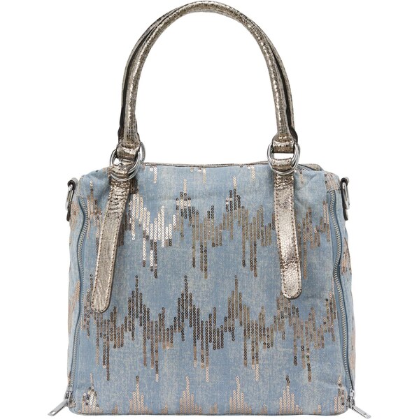 faina Kabelka modrá denim / strieborná 66141336