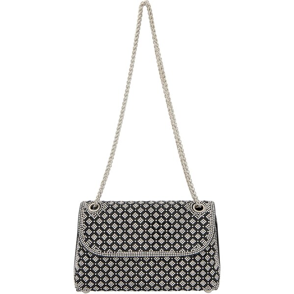 faina Listová kabelka čierna / priehľadná 66141248