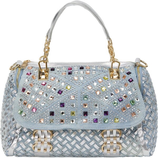 NAEMI Kabelka svetlomodrá / zlatá / broskyňová / strieborná 65794210