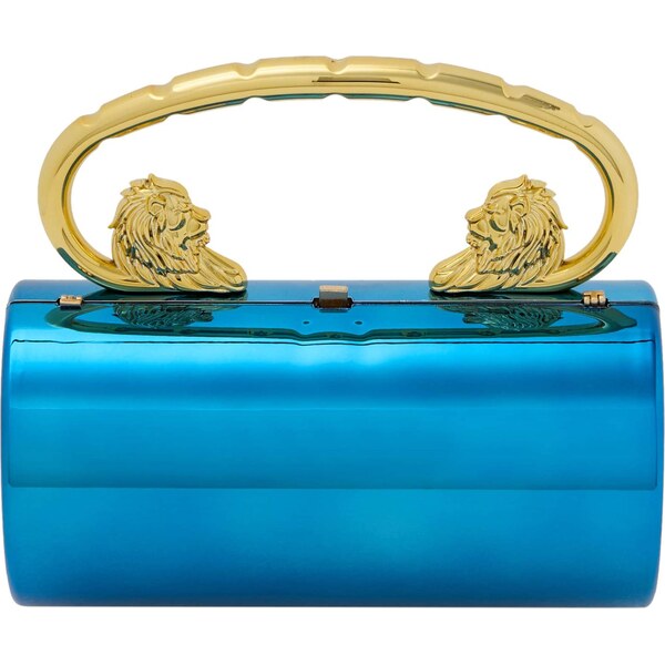 myMo at night Listová kabelka kráľovská modrá / zlatá 66140102