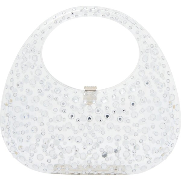 myMo at night Listová kabelka strieborná / priehľadná 66142254