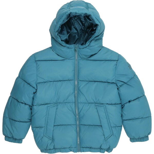 UNITED COLORS OF BENETTON Zimná bunda modrozelená 65896508