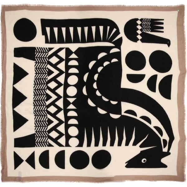 CODELLO Šatka béžová / žltohnedá / čierna 65894669