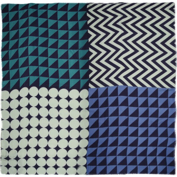 CODELLO Šatka modrá / mätová / fialová 65894671