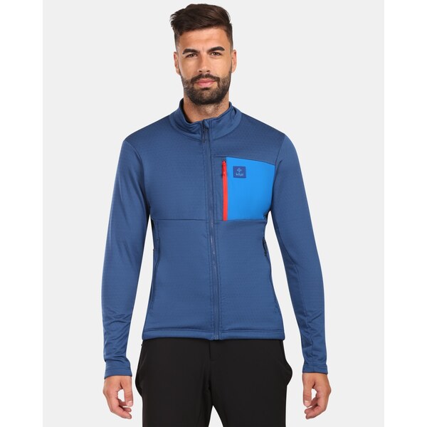 Pánska fleecová mikina Kilpi ERIN-M tmavo modrá 65801413