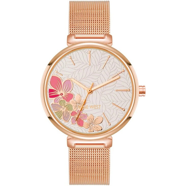 Nine West Analógové hodinky NW/3000FLRG 66579040