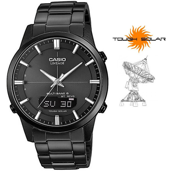 Casio Wave Ceptor Radio controlled Solar LCW M170DB-1A 66588272