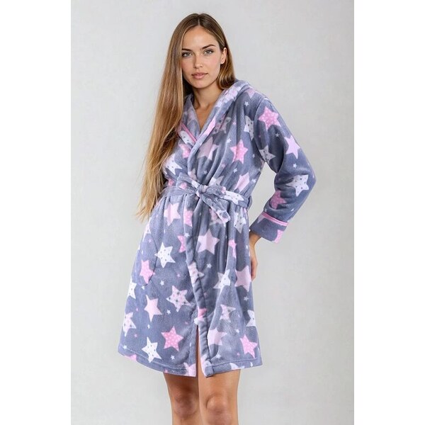 Dorota Dámsky župan Hollywood sivý 6086077