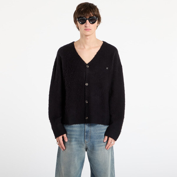 Sveter REPRESENT Textured Knit Cardigan Jet Black L 65802541