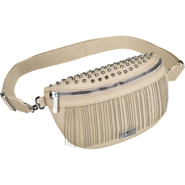 Béžová dámska crossbody taška Peterson z ekologickej kože so 66067070