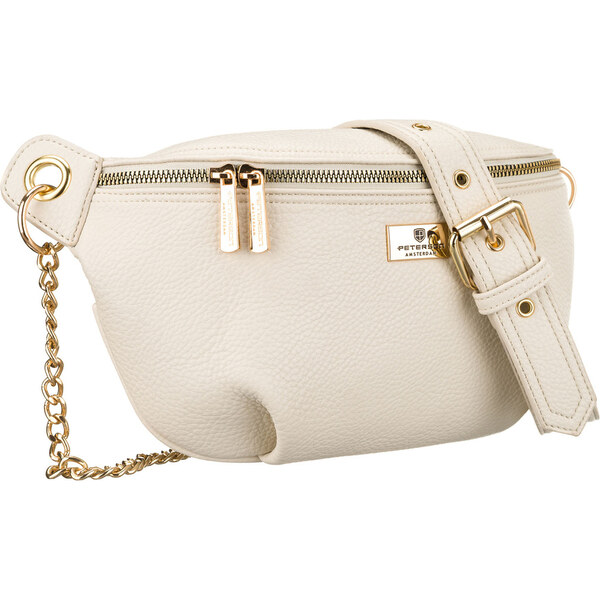 Peterson Béžová dámska crossbody kabelka z ekologickej kože so zipsom 66067098