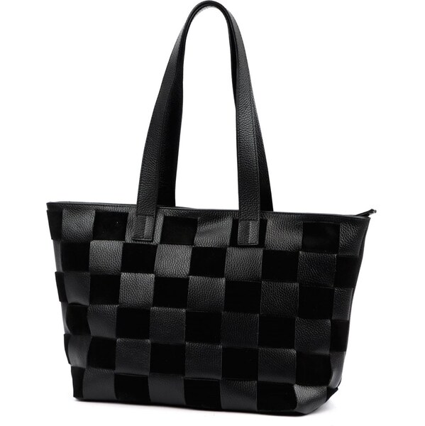 Luka Dámska kožená kabelka FIONA čierna 65802802