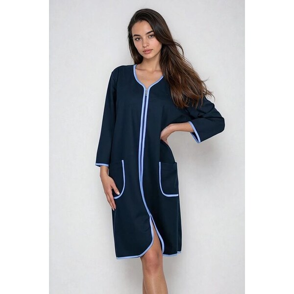 Kuba Bavlnený župan Denisa tmavo modrý 32403183