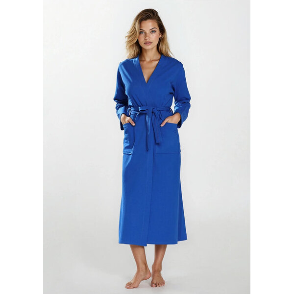 DKaren Bavlnený župan Melissa tmavo modrý 33540515