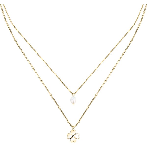 La Petite Story Pozlátený dámsky náhrdelník so štvorlístkom Friendship 66583978