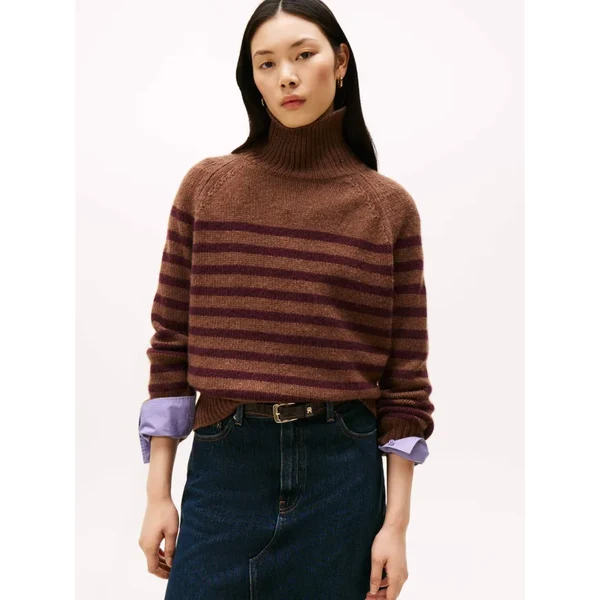 Tommy Hilfiger Vlnený rolák | Loose fit | s prímesou kašmíru 65802302