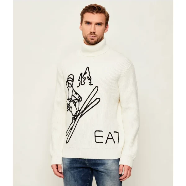 EA7 Rolák | regular fit | s prímesou vlny 65802239