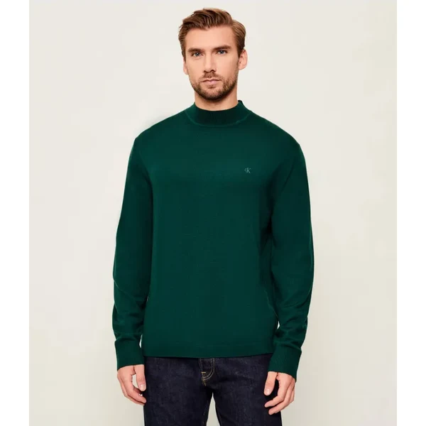 Calvin Klein Vlnený polorolák | regular fit 65807258