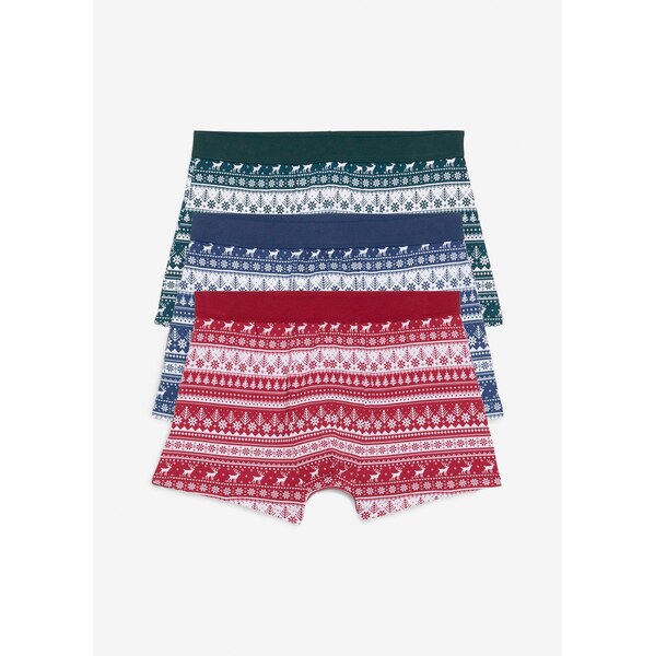 bonprix Boxerky, úzke, s bavlnou (3 ks), farba zelená 65805907