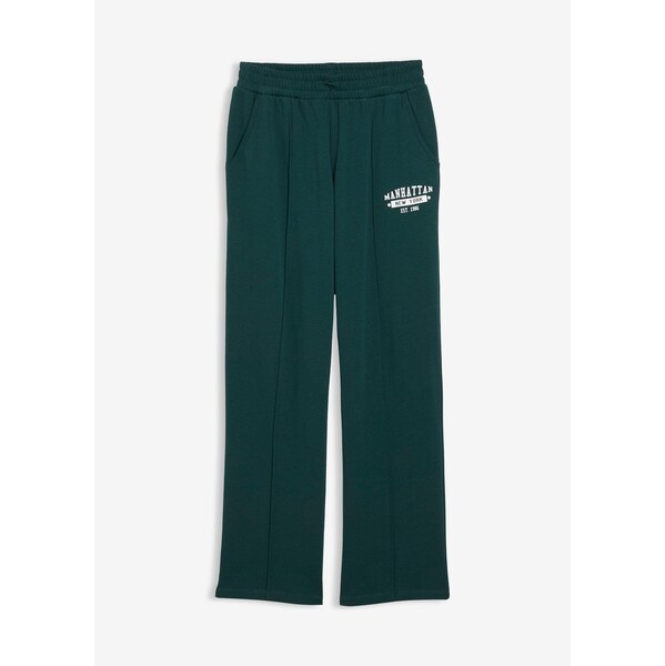 bonprix Tepláky z čistej bavlny, farba zelená 65806089