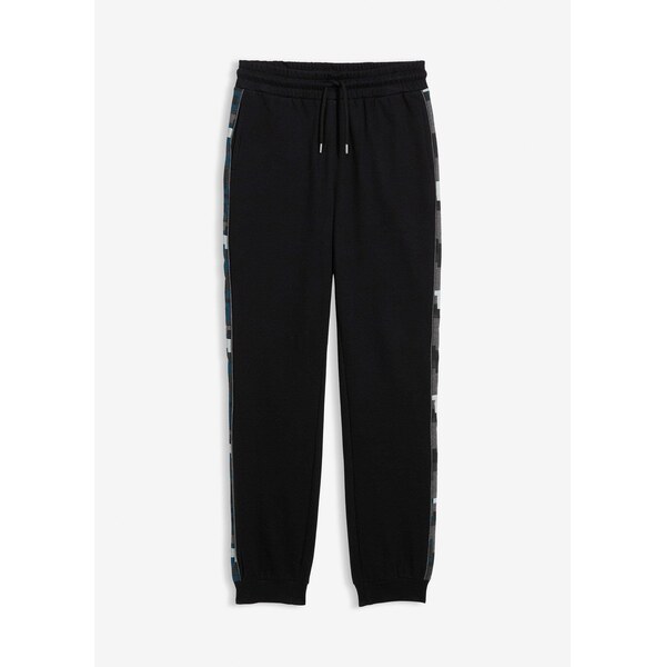 bonprix Tepláky s bio bavlnou, farba čierna 65806699