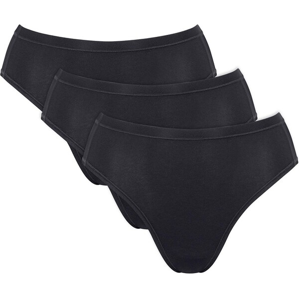 bonprix sloggi Go Daily Cotton nohavičky (3 ks), farba čierna 65806911