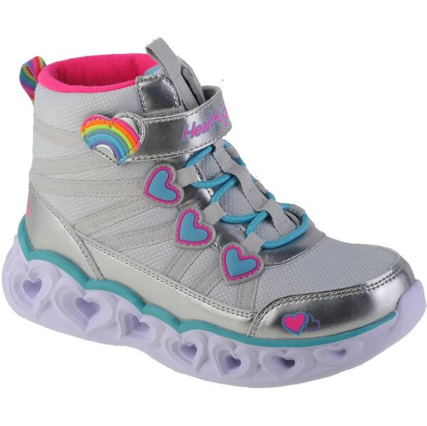 Skechers Sweetheart Lights - Sweet Styling 302668L-SMLT Silver 32 65808101