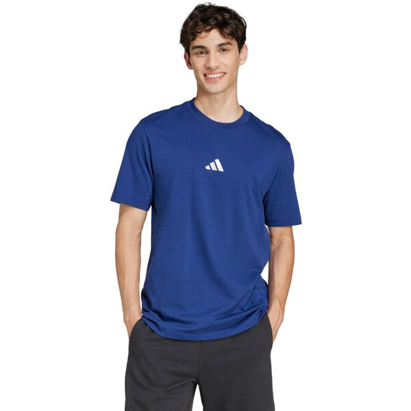 Pánske tričko adidas Essentials Small Logo Single Jersey blue JF1093 65808605