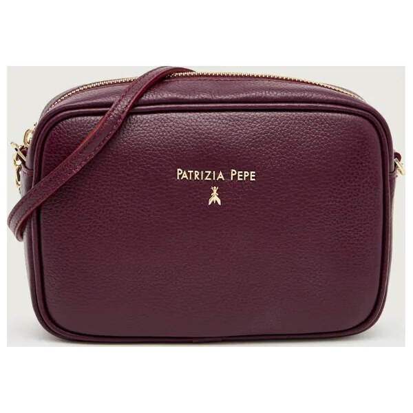 Patrizia Pepe Kožená crossbody kabelka 65802285