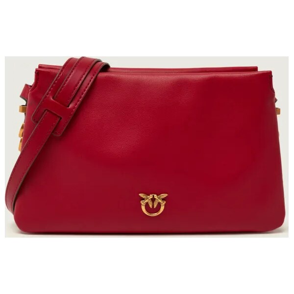 Pinko Kožená kabelka na rameno TRIPLET MINI 65802210