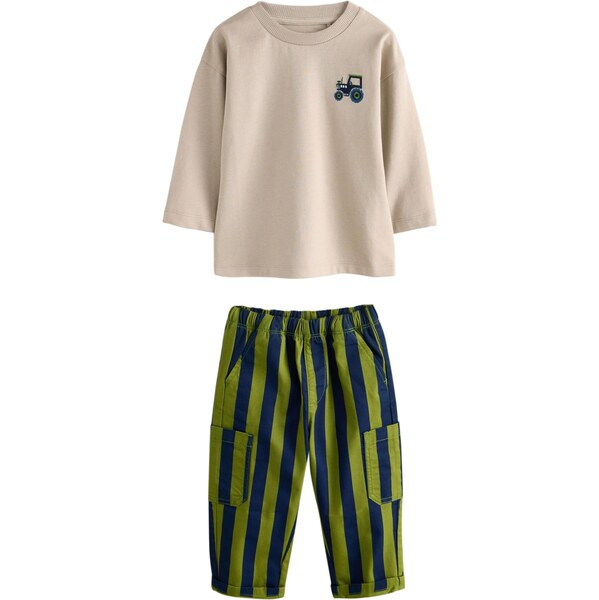 Next Set béžová / námornícka modrá / zelená 65891845