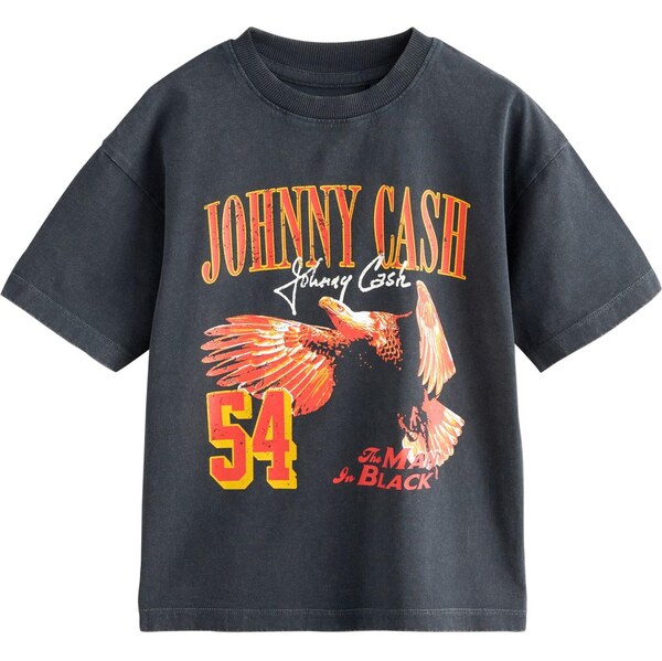 Next Tričko antracitová / oranžová 65891928