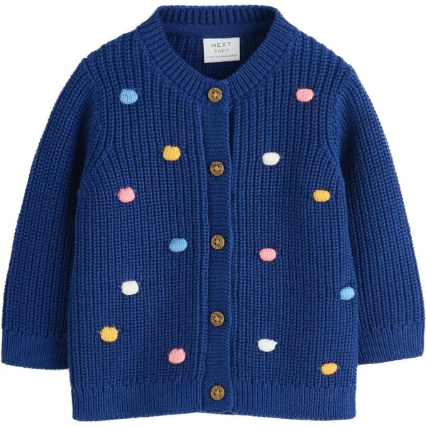 Next Kardigán námornícka modrá / svetlomodrá / žltá / ružová 65891948